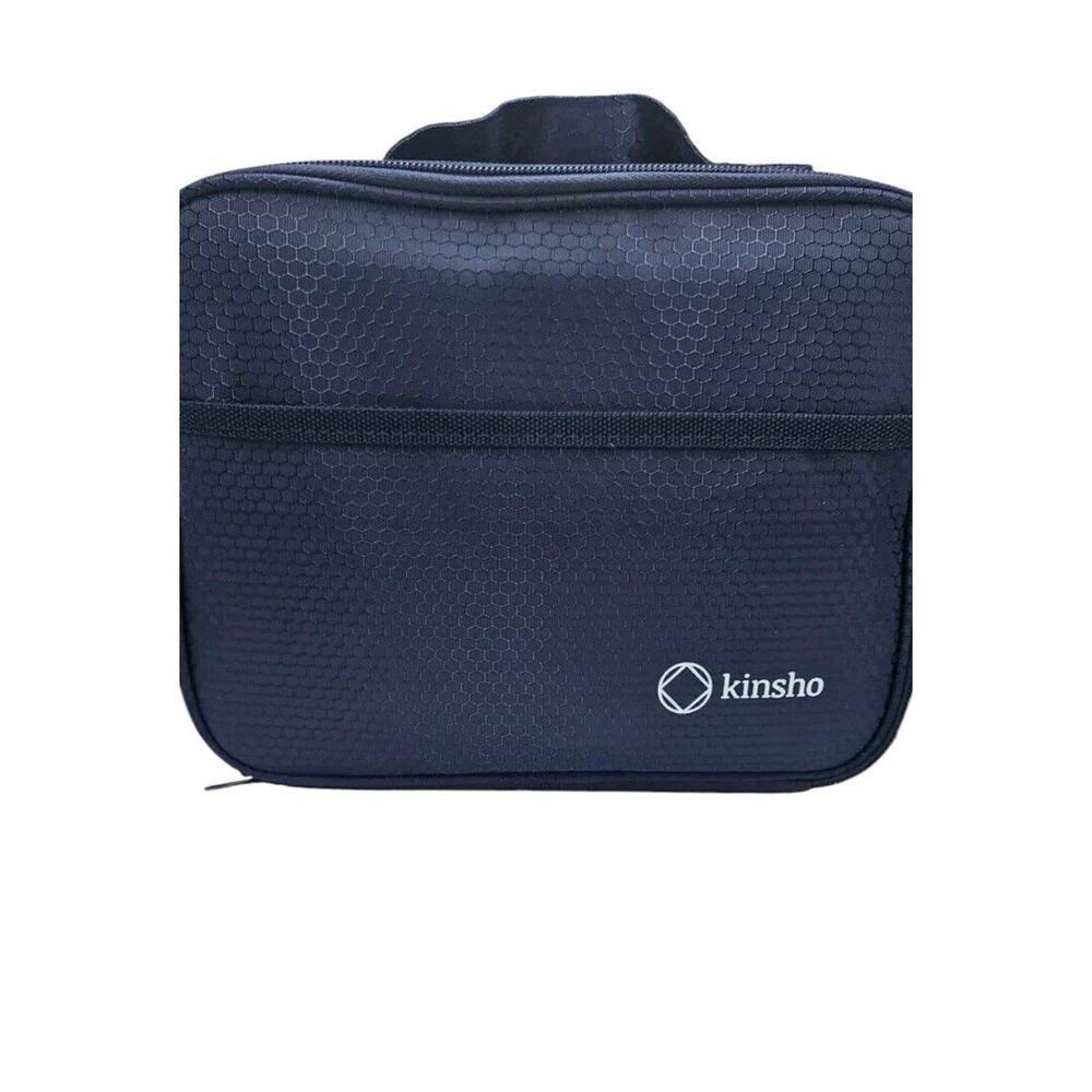 Bento-Box with Bag and Ice Pack Set. Lunch Boxes Snack Containers Blue